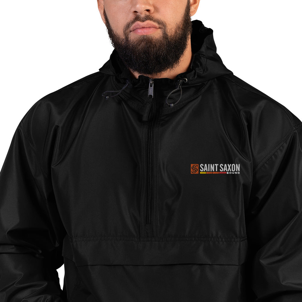 Embroidered Champion Packable Jacket | saint-saxon-sound